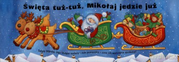 Święta Tuż Tuż. Mikołaj Jedzie Już (zestaw 3 Książeczek) (twarda) [KSIĄŻKA]