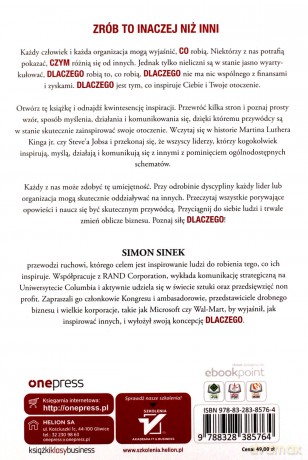 Zaczynaj od DLACZEGO - Simon Sinek [KSIĄŻKA]
