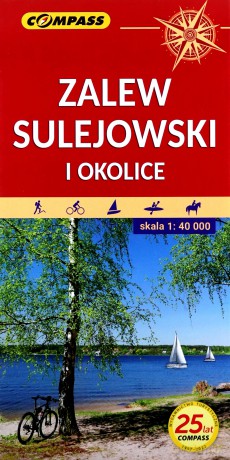Zalew Sulejowski i okolice mapa turystyczna 1:40 000
