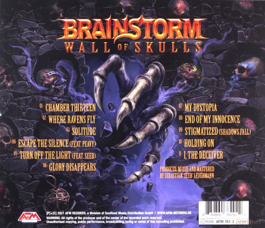 Brainstorm: Wall Of Skulls [CD]