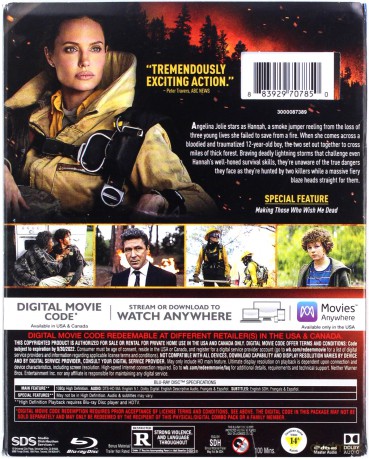 Those Who Wish Me Dead (Ci, którzy życzą mi śmierci) [Blu-Ray]
