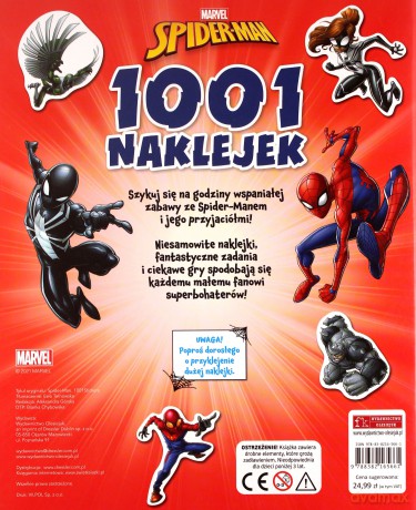1001 Naklejek. Marvel Spider-Man [KSIĄŻKA]