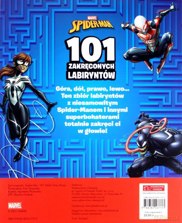 101 zakręconych labiryntów. Marvel Spider-Man [KSIĄŻKA]