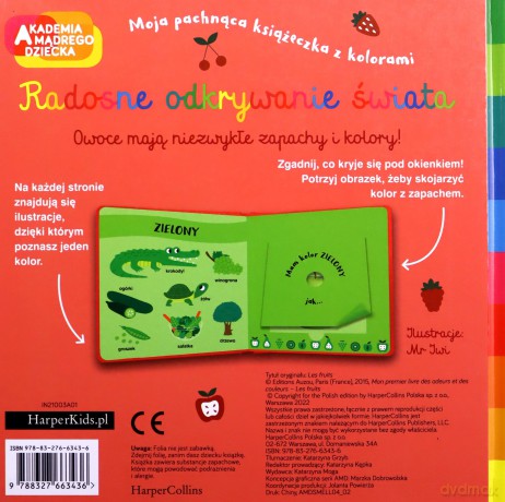 Akademia mądrego dziecka. Owoce - Mr Iwi [KSIĄŻKA]