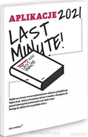 Aplikacje Last Minute 2021 - Bogusław Gąszcz [KSIĄŻKA]
