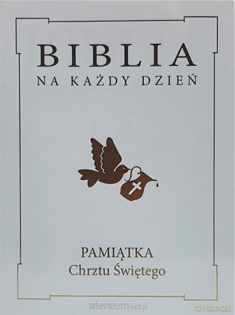 Biblia na każdy dzień. Chrzest złoto [KSIĄŻKA]