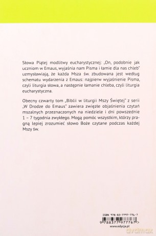 Biblia w liturgii Mszy Świętej. 1-7 tydz. zwykły [KSIĄŻKA]