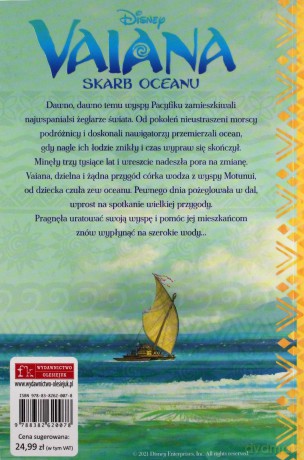 Biblioteczka przygody. Disney Vaiana. Skarb oceanu [KSIĄŻKA]