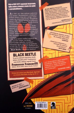 Black Beetle. Bez Wyjścia - Francesco Francavilla [KOMIKS]