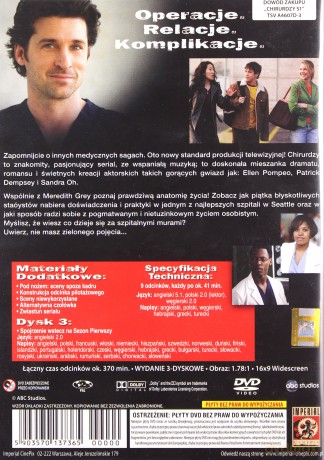 Chirurdzy sezon 1 [BOX] [3DVD]