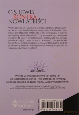 C.S. Lewis kontra nowi ateiści - Peter S. Williams [KSIĄŻKA]