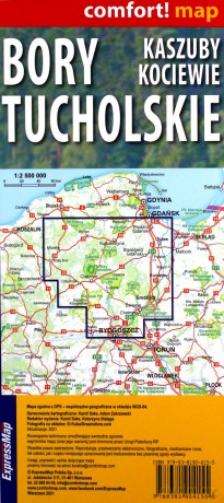 Comfort! map Bory Tucholskie, Kaszuby, Kociewie