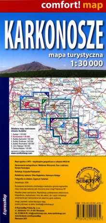 Comfort! map Karkonosze 1:30 000