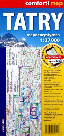 Comfort! map Tatry 1:27 000