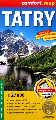 Comfort! map Tatry 1:27 000