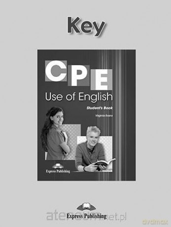 CPE Use of English. Answer Key - Jenny Dooley, Virginia Evans [KSIĄŻKA]