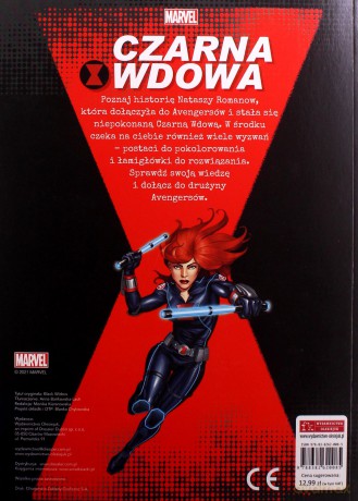 Czytaj, koloruj, rozwiązuj. Czarna Wdowa. Marvel [KSIĄŻKA]