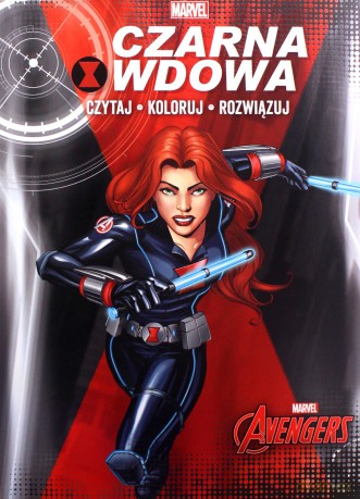 Czytaj, koloruj, rozwiązuj. Czarna Wdowa. Marvel [KSIĄŻKA]