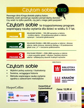 Czytam sobie Eko. Po co wieje wiatr. Poziom 1 - Rafał Witek [KSIĄŻKA]