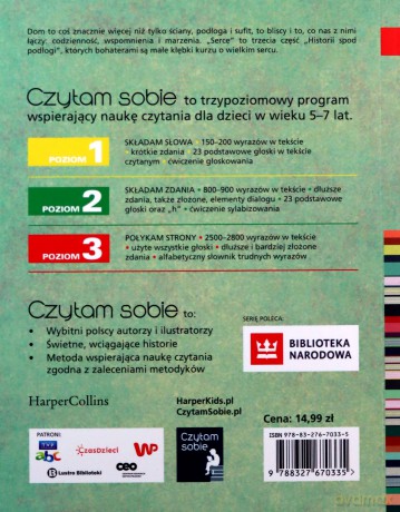 Czytam sobie. Historie spod podłogi. Serce - Justyna Bednarek [KSIĄŻKA]