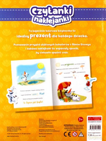 Czytanki naklejanki. Lato Olafa [KSIĄŻKA]