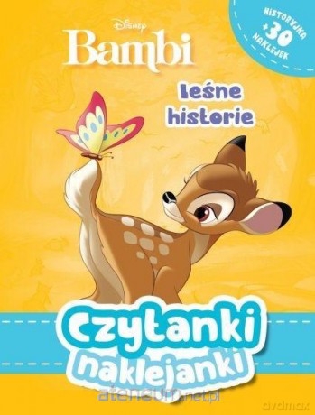 Czytanki naklejanki. Leśne historie. Disney Bambi [KSIĄŻKA]