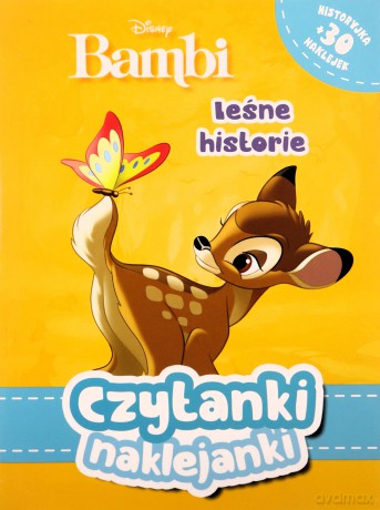 Czytanki naklejanki. Leśne historie. Disney Bambi [KSIĄŻKA]