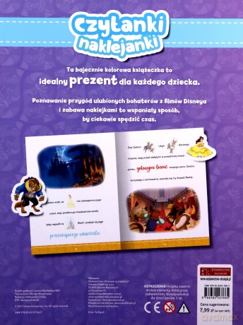 Czytanki naklejanki. Moc miłości. Piękna i Bestia [KSIĄŻKA]