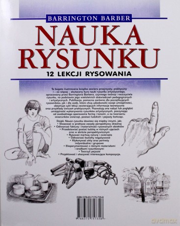 Nauka Rysunku 12 Lekcji Rysowania - Barrington Barber [KSIĄŻKA]