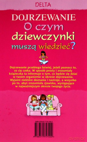 Dojrzewanie O Czym Dziewczynki Muszą Wiedzieć [KSIĄŻKA]