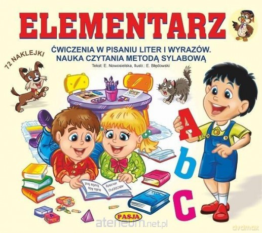 Elementarz ćwiczenia w pisaniu liter i wyrazów [KSIĄŻKA]