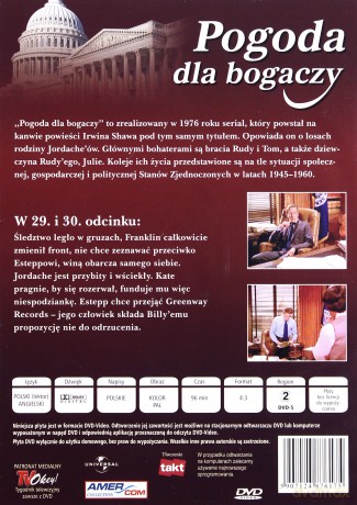 Pogoda dla bogaczy 15 (odcinki 29-30) [DVD]