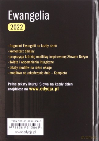 Ewangelia 2022 Droga, Prawda i Życie mała [KSIĄŻKA]
