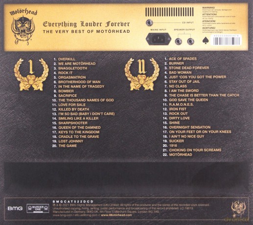Motorhead: Everything Louder Forever (The Very Best Of) [2CD]