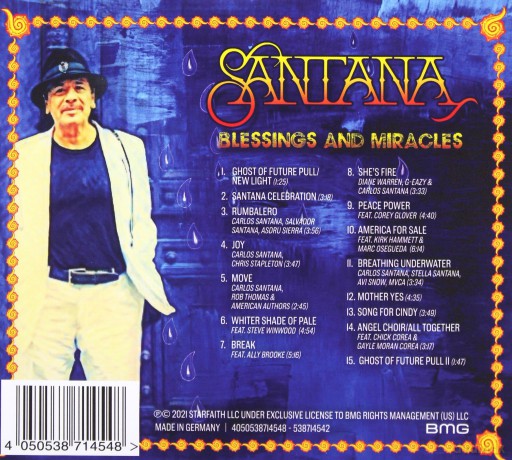 Santana: Blessings And Miracles [CD]