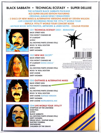 Black Sabbath: Technical Ecstasy (Super Deluxe) [4CD]
