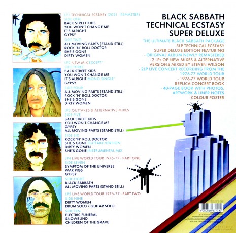 Black Sabbath: Technical Ecstasy (Super Deluxe) [5xWinyl]