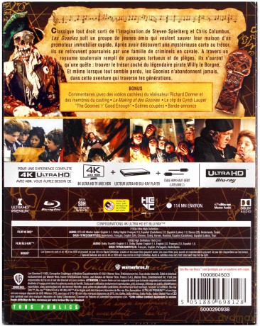 Goonies (steelbook) [Blu-Ray 4K]+[Blu-Ray]
