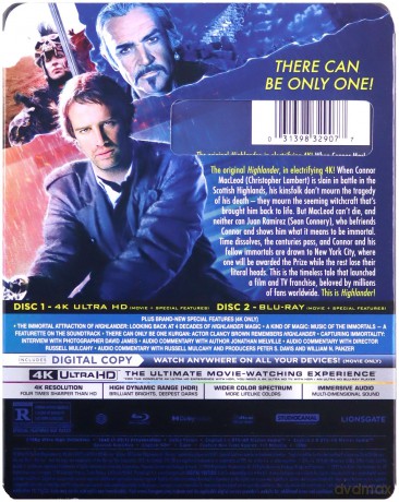 Highlander (Nieśmiertelny) [Blu-Ray 4K]+[Blu-Ray]