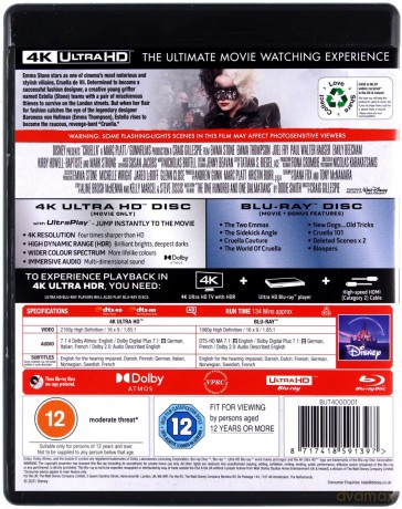 Cruella [Blu-Ray 4K]+[Blu-Ray]