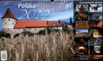 2012 Kal.Trójdzielny Polska Niezwykła [KSIĄŻKA]