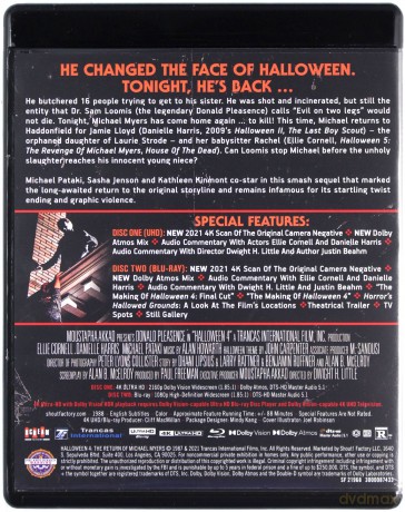 Halloween 4: The Return of Michael Myers (Halloween IV: Powrót Michaela Myersa) [Blu-Ray 4K]+[Blu-Ray]