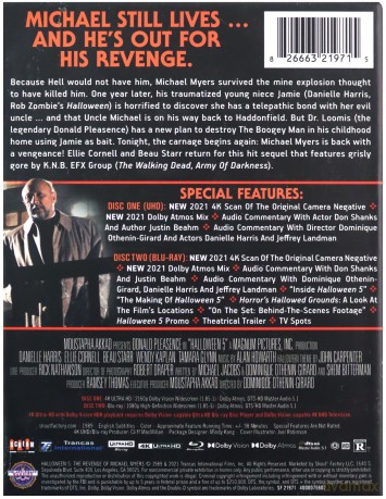 Halloween 5: The Revenge of Michael Myers (Halloween V: Zemsta Michaela Myersa) [Blu-Ray 4K]+[Blu-Ray]