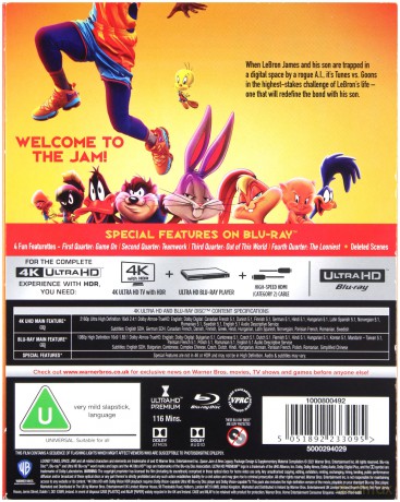 Space Jam: A New Legacy (Kosmiczny mecz: Nowa era) [Blu-Ray 4K]+[Blu-Ray]