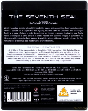 The Seventh Seal (Siódma pieczęć) [Blu-Ray 4K]+[Blu-Ray]