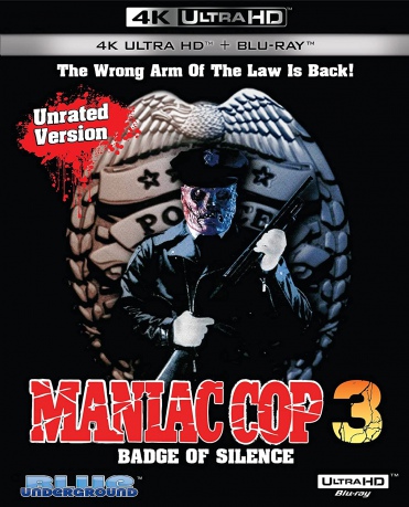 Maniac Cop 3: Badge of Silence (Maniakalny glina 3) [Blu-Ray 4K]+[Blu-Ray]