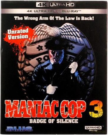 Maniac Cop 3: Badge of Silence (Maniakalny glina 3) [Blu-Ray 4K]+[Blu-Ray]