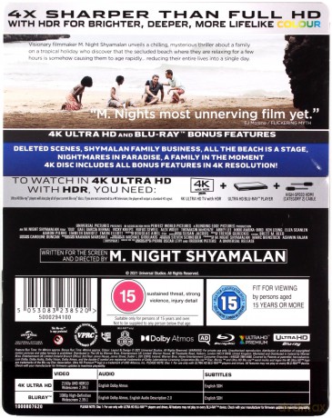 Old (steelbook) [Blu-Ray 4K]+[Blu-Ray]