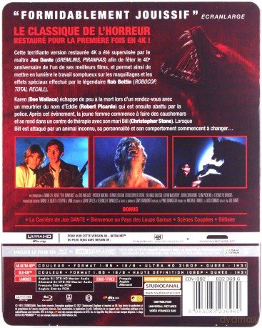 The Howling (Skowyt) (steelbook) [Blu-Ray 4K]+[Blu-Ray]