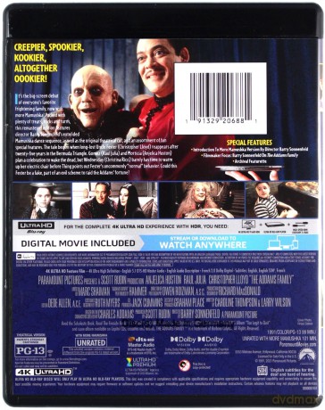The Addams Family (Rodzina Addamsów) [Blu-Ray 4K]+[Blu-Ray]